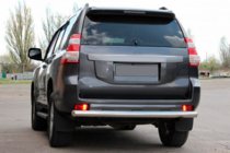 Toyota Land Cruiser Prado 150 2009–2023 Achterbeugel AK002 (RVS) foto 2