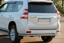 Toyota Land Cruiser Prado 150 2009–2023 Achterbeschermbeugel AK005-2 (RVS) foto 3