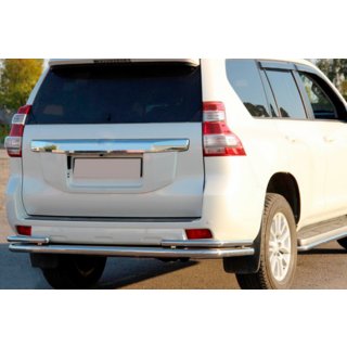 Achterbeschermbeugel AK005-2 (RVS) Toyota Land Cruiser Prado 150 2009–2023 foto 1