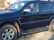 Toyota Land Cruiser Prado 120 2002–2009 Bescherming voor zijtreden BB004 (2 st., RVS) foto 3