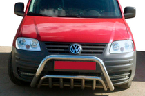Volkswagen Caddy 2004–2010 Bullbar WT002 (RVS) foto 1