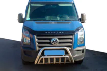 Volkswagen Crafter 2006–2016 Bullbar WT002 (RVS) foto 1