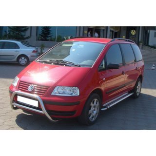 Bullbar WT005 (RVS) Volkswagen Sharan 1995–2010 foto 3