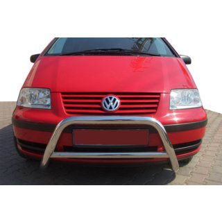 Bullbar WT005 (RVS) Volkswagen Sharan 1995–2010 foto 1