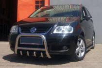 Volkswagen Touran 2003–2010 Bullbar QT006 (RVS) foto 1