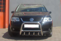 Volkswagen Touran 2003–2010 Bullbar QT006 (RVS) foto 2