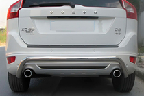 Volvo XC60 2009–2017 Achterbumperbescherming AK007 (RVS) foto 1