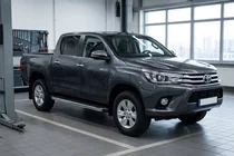 Toyota Hilux 2015– Blackline zijtreden (2 stuks, aluminium) foto 1