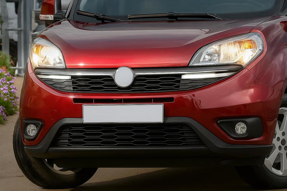 Fiat Doblo II 2010–2022 Dagrijverlichting chroom (2014↗, LED) Image