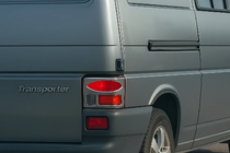 Volkswagen T4 Caravelle/Multivan 1990–2003 Achterlichtcovers (2 stuks, RVS) foto 4