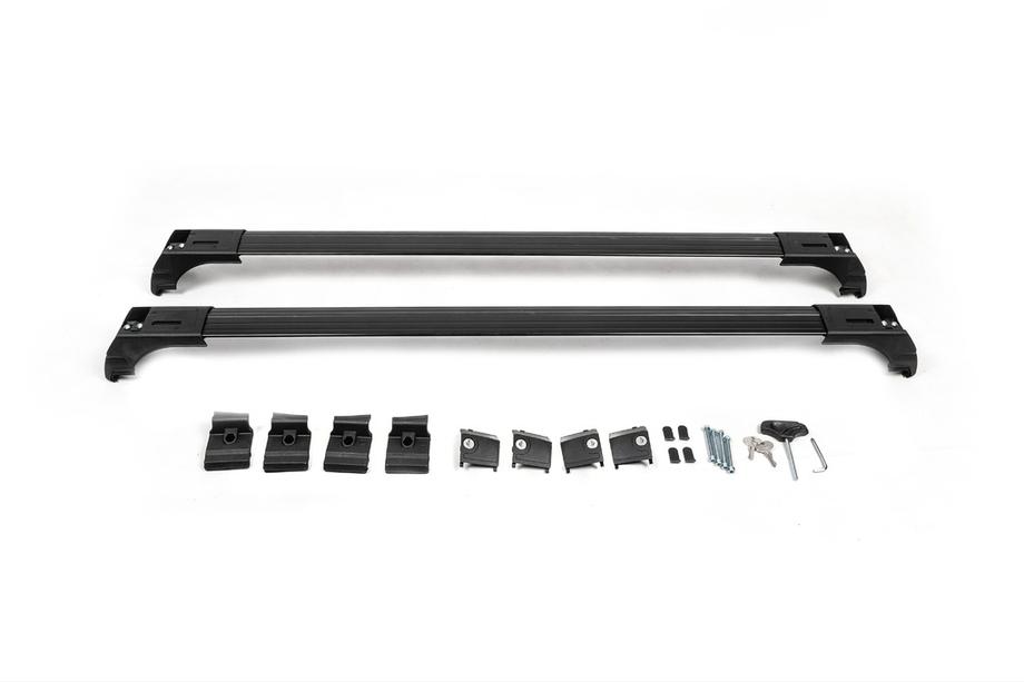 Dwarsdragers voor geïntegreerde dakrails, afsluitbaar Skybar V2 (2 stuks) tot 120 cm, grijs Foto 8