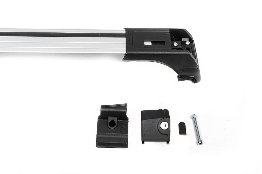 Dwarsdragers voor geïntegreerde dakrails, afsluitbaar Skybar V2 (2 stuks) tot 120 cm, grijs Foto 12