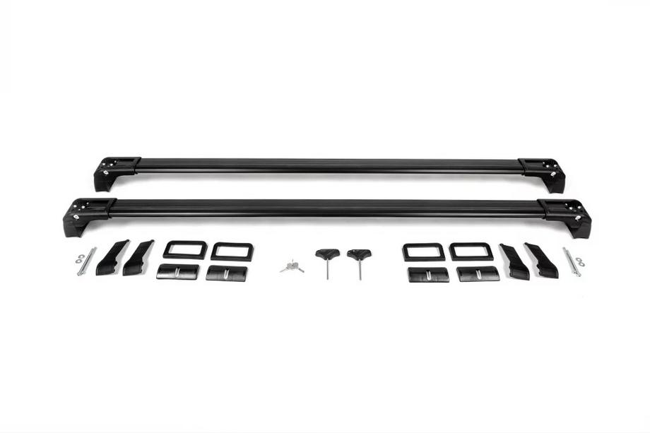 Peugeot Expert 2007–2016 Afsluitbare dakdragers dwarsbalken voor originele bevestigingspunten (2 stuks) Grijs Foto 3