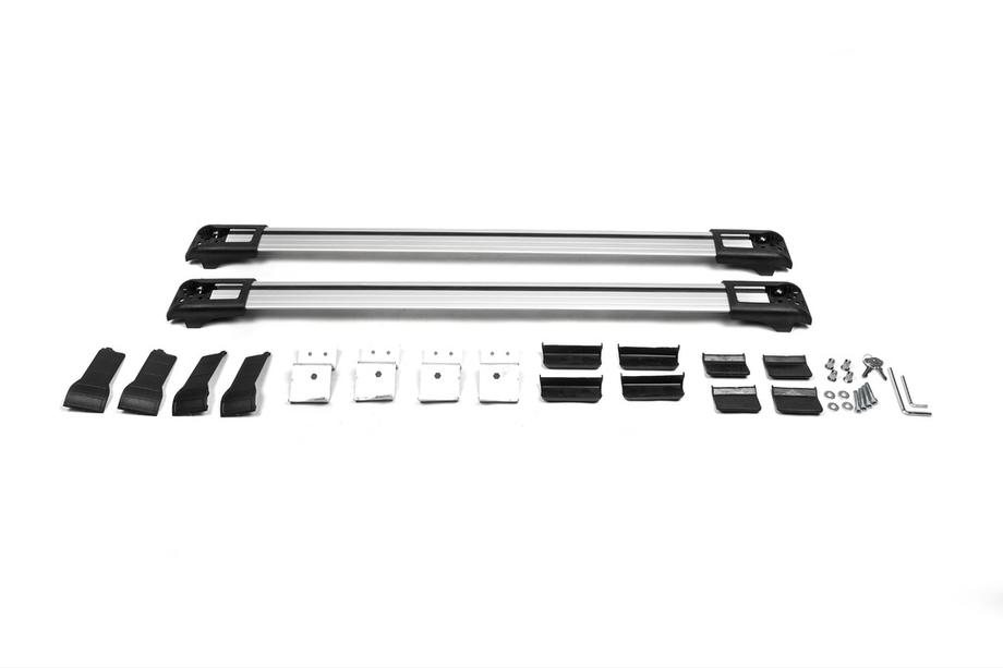 Skoda Yeti 2009–2017 Afsluitbare dwarsdragers voor dakrails (2 stuks) Image