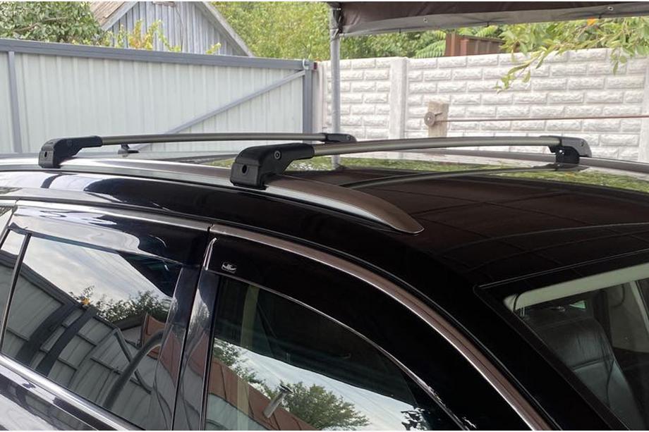 Volkswagen Passat B8 2015–2023 Dwarsdragers voor geïntegreerde dakrails, afsluitbaar met sleutel (2 stuks) Foto 7