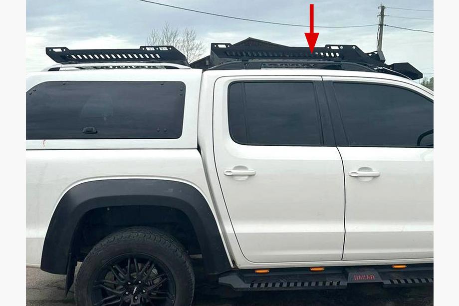 Volkswagen Amarok 2010–2022 Dakrails Skyport Black Foto 3