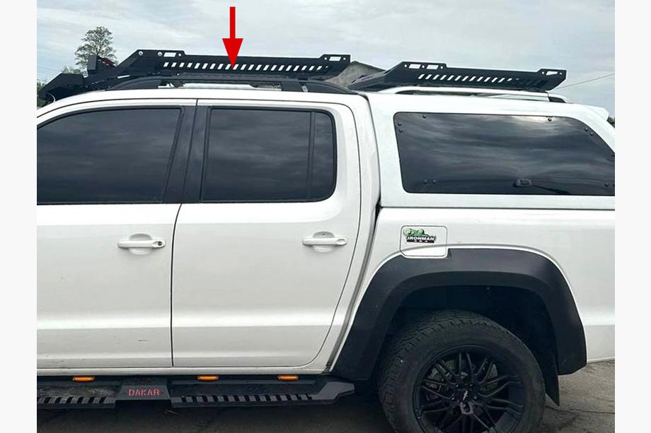 Volkswagen Amarok 2010–2022 Dakrails Skyport Black Foto 2
