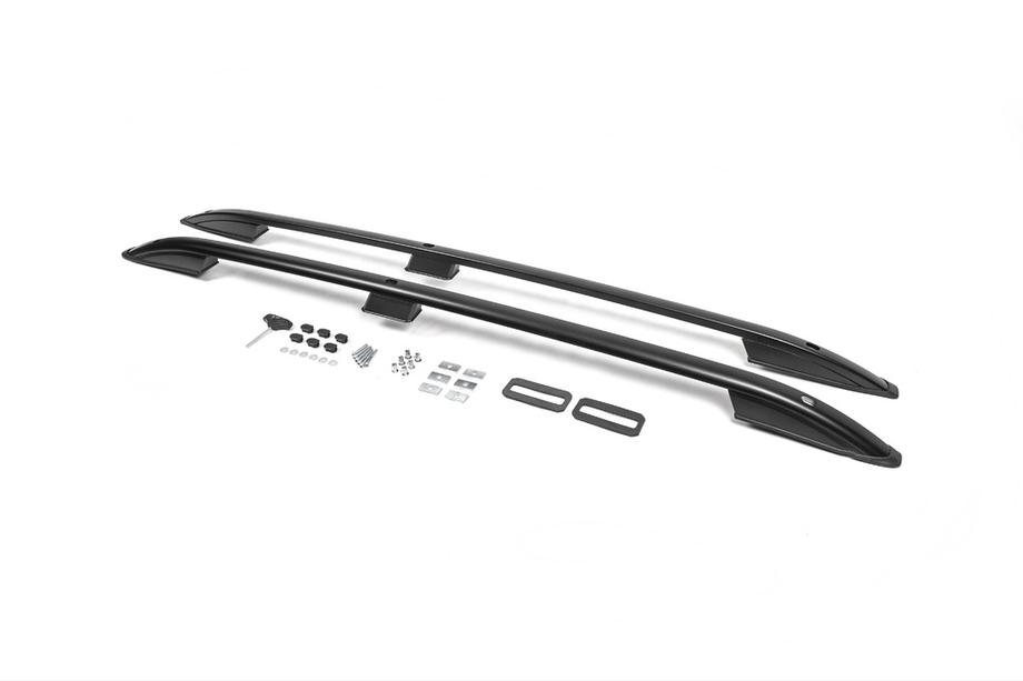 Volkswagen Touareg 2002–2010 Dakrails Skyport (mat zwart) Foto 2