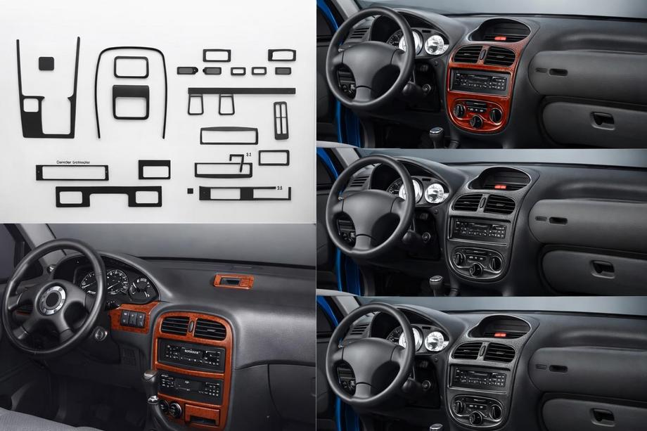 Kia Sportage 1994–2004 Dashboardpanelen (1994-1999) Houtlook Image