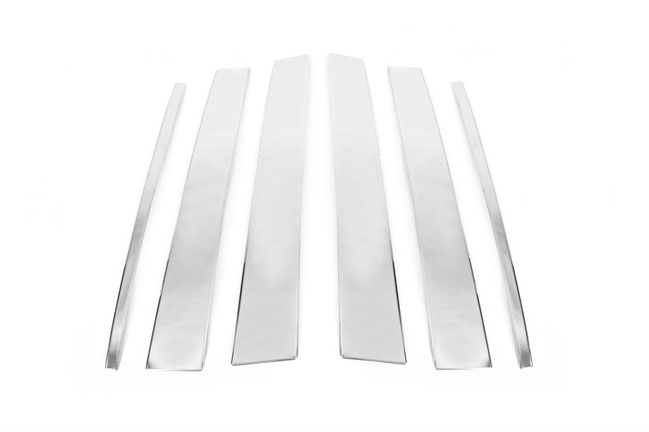Volkswagen Touran 2003–2010 Deurstijl sierlijsten (10 stuks, RVS) Foto 1