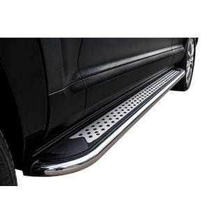 Zijtreden Maydos V2 (2 st., aluminium/RVS) Volkswagen Touareg 2010–2018 foto 2