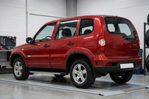 Chevrolet Niva 1998–2020 Side steps Maya V1 (2 stuks, aluminium) foto 1