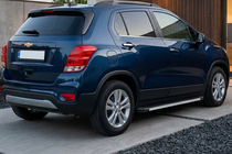 Chevrolet Trax 2012–2023 Side steps Maya V1 (2 stuks, aluminium) foto 2