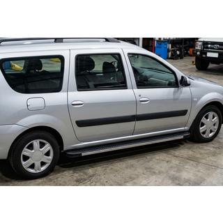Side steps Maya V1 (2 stuks, aluminium) Dacia Logan MCV 2004–2014 foto 1