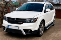 Dodge Journey 2008–2020 Side steps Maya V1 (2 stuks, aluminium) foto 2