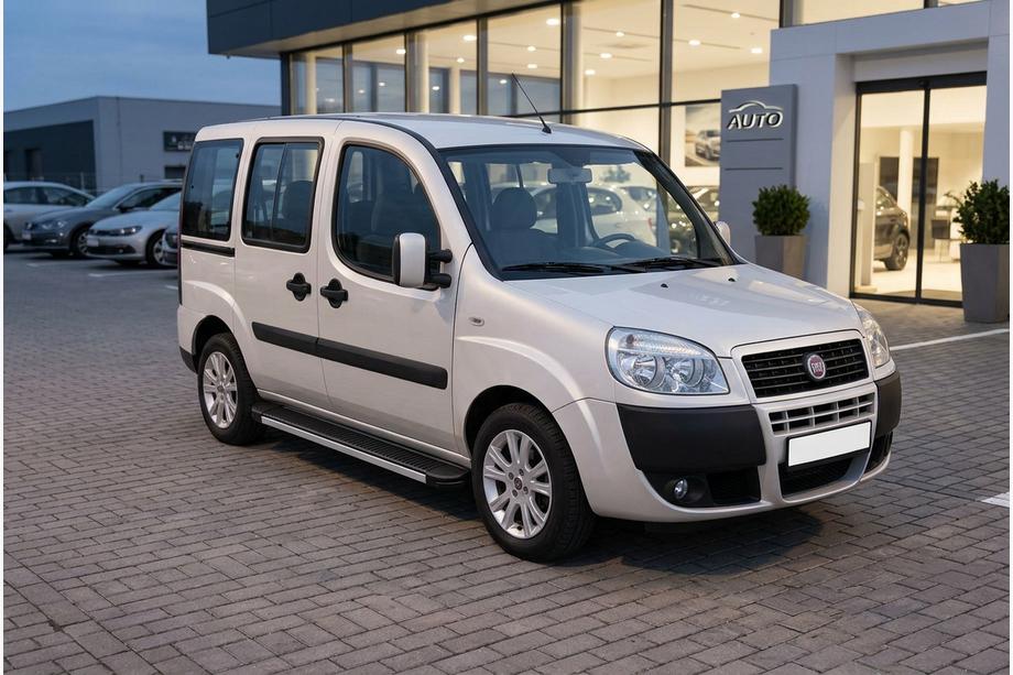 Fiat Doblo I 2005–2010 Maya side steps (2 stuks, aluminium) Image