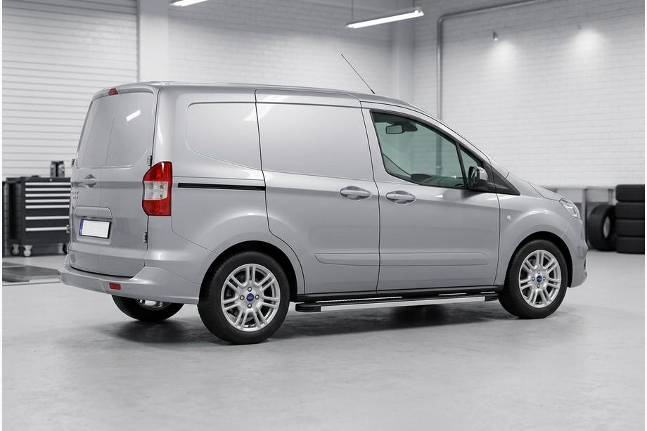 Ford Courier 2014–2023 Side steps Maya V1 (2 stuks, aluminium) Image