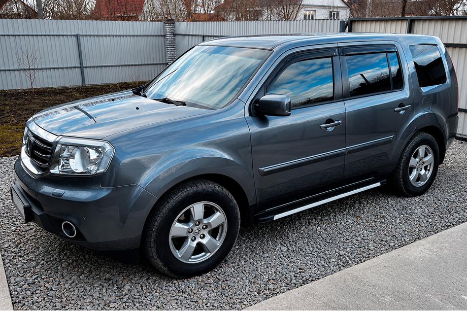 Honda Pilot 2008–2015 Side steps Maya V1 (2 stuks, aluminium) Image