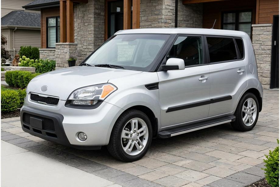 Kia Soul I 2008–2013 Side steps Maya V1 (2 stuks, aluminium) Image