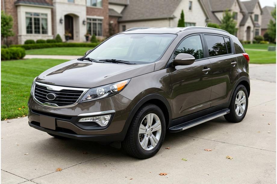 Kia Sportage 2010–2015 Side steps Maya V1 (2 stuks, aluminium) Image
