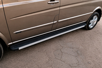 Mercedes Vito W639 2004–2014 Side steps Maya V1 (2 stuks, aluminium) foto 2