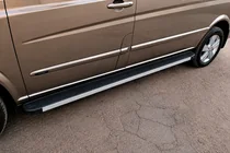 Mercedes Vito/V-klasse W447 2014– Side steps Maya V1 (2 stuks, aluminium) foto 2