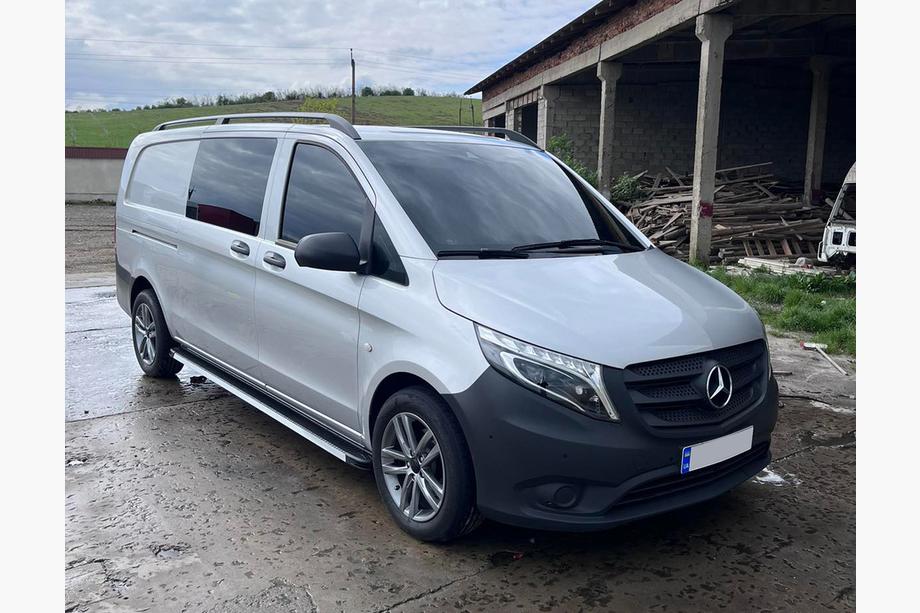 Mercedes Vito/V-klasse W447 2014– Side steps Maya V1 (2 stuks, aluminium) Korte en middellange wielbasis Image