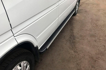 Mercedes Sprinter W901/902/903/904/905 1995–2006 Maya side steps (2 stuks, aluminium) foto 1