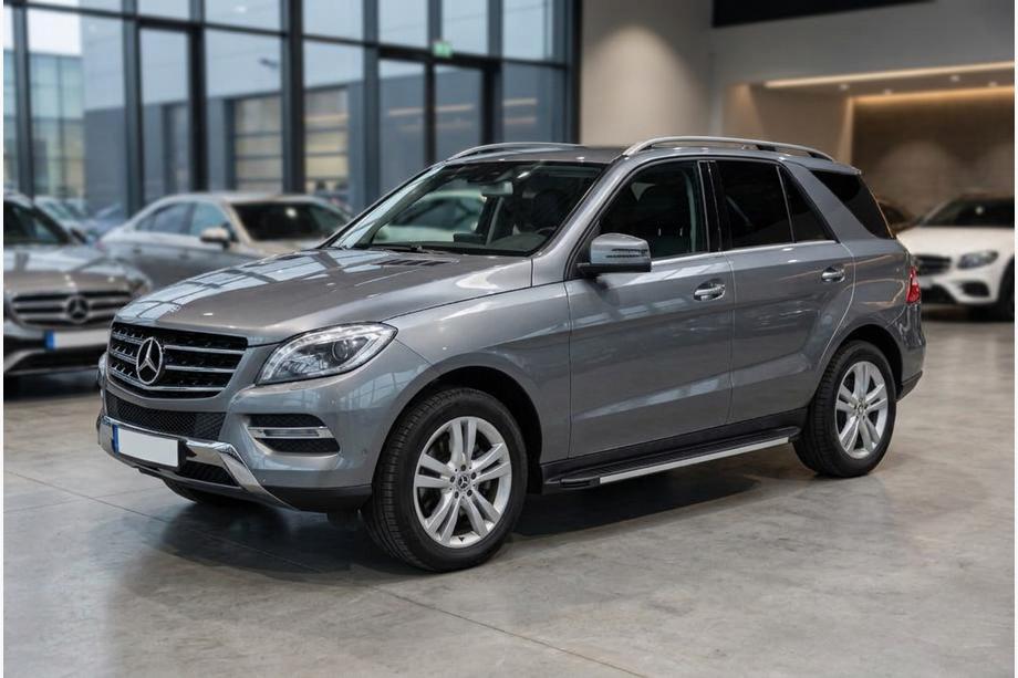 Mercedes GLE/ML-klasse W166 2011–2018 Side steps Maya V1 (2 stuks, aluminium) Image