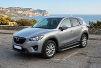 Mazda CX-5 2012–2017 Side steps Maya V1 (2 stuks, aluminium) foto 1