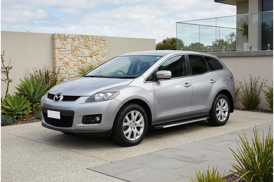 Mazda CX-7 2006–2012 Side steps Maya V1 (2 stuks, aluminium) Image