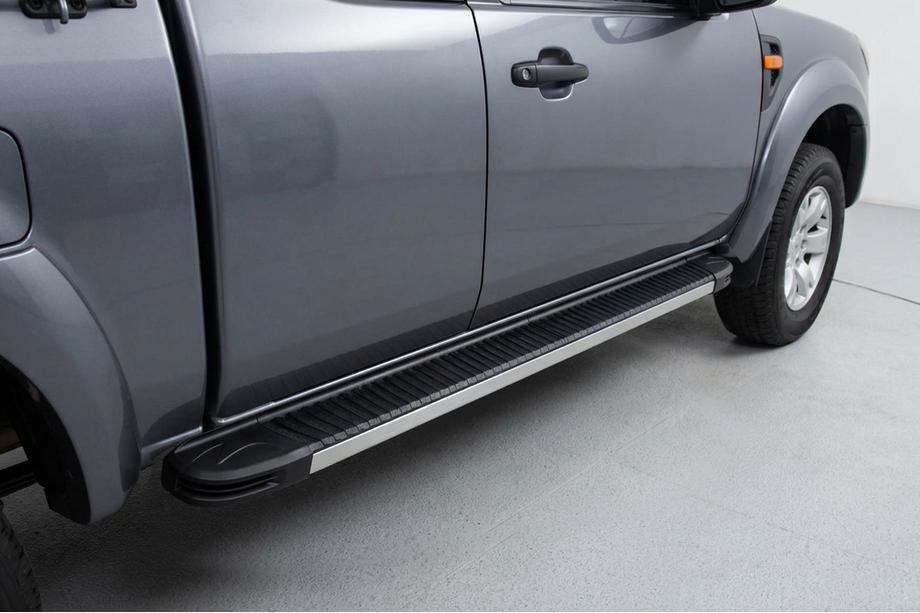 Mazda BT-50 2007–2012 Side steps Maya V1 (2 stuks, aluminium) Image