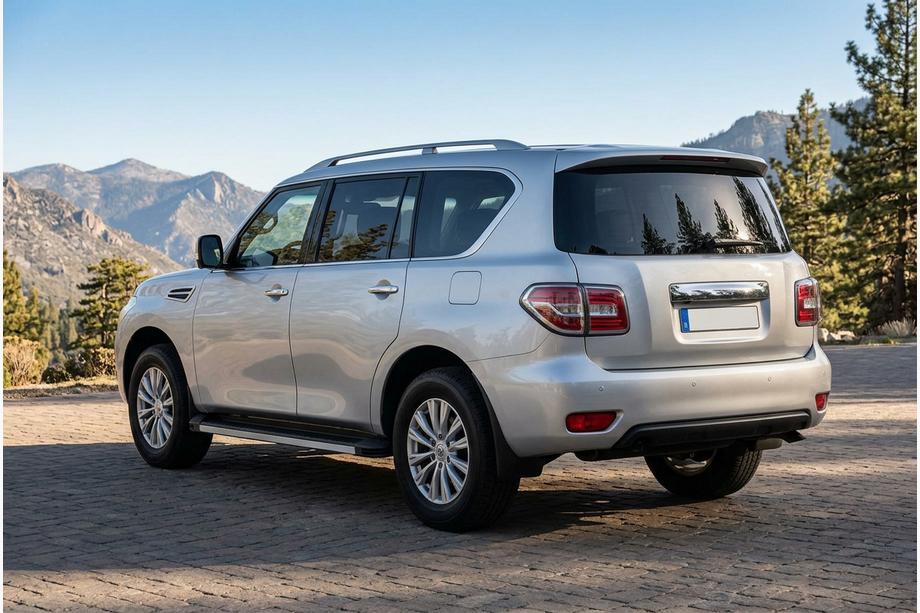 Nissan Patrol Y62 2010–2024 Side steps Maya V1 (2 stuks, aluminium) Image