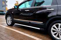 Nissan Qashqai 2007–2010 Side steps Maya V1 (2 stuks, aluminium) foto 3