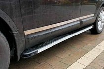Nissan Qashqai 2007–2010 Side steps Maya V1 (2 stuks, aluminium) foto 1