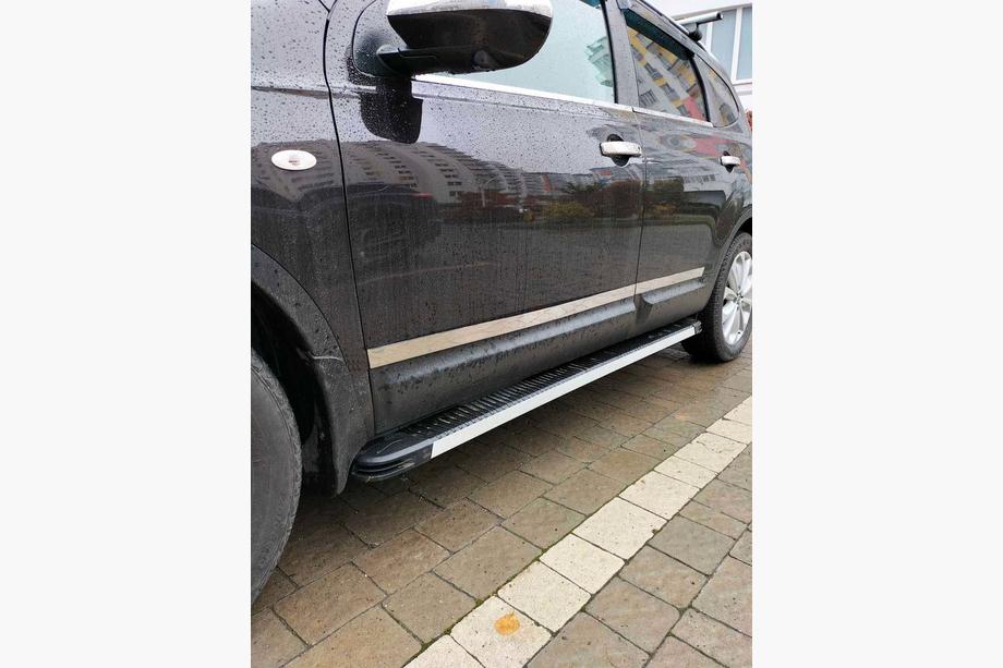 Nissan Qashqai 2010–2014 Side steps Maya V1 (2 stuks, aluminium) Lange wielbasis Foto 2