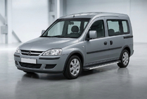 Opel Combo 2002–2012 Side steps Maya V1 (2 stuks, aluminium) foto 1