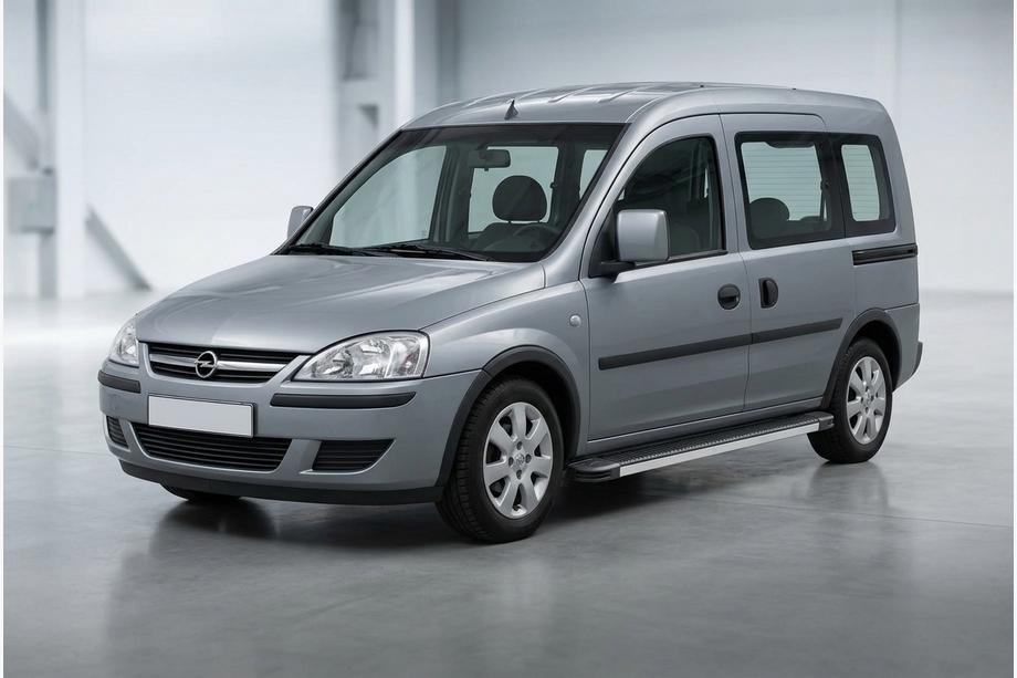 Opel Combo 2002–2012 Side steps Maya V1 (2 stuks, aluminium) Image