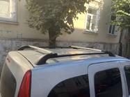 Renault Kangoo 2008–2020 Originele dakrails (met dwarsdragers) (standaard basis) Grijs + zwart foto 10