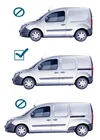 Renault Kangoo 2008–2020 Originele dakrails (met dwarsdragers) (standaard basis) foto 14